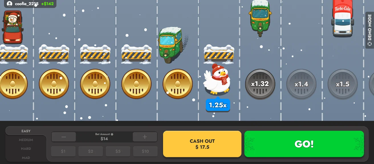 Chicken Route Demo Game