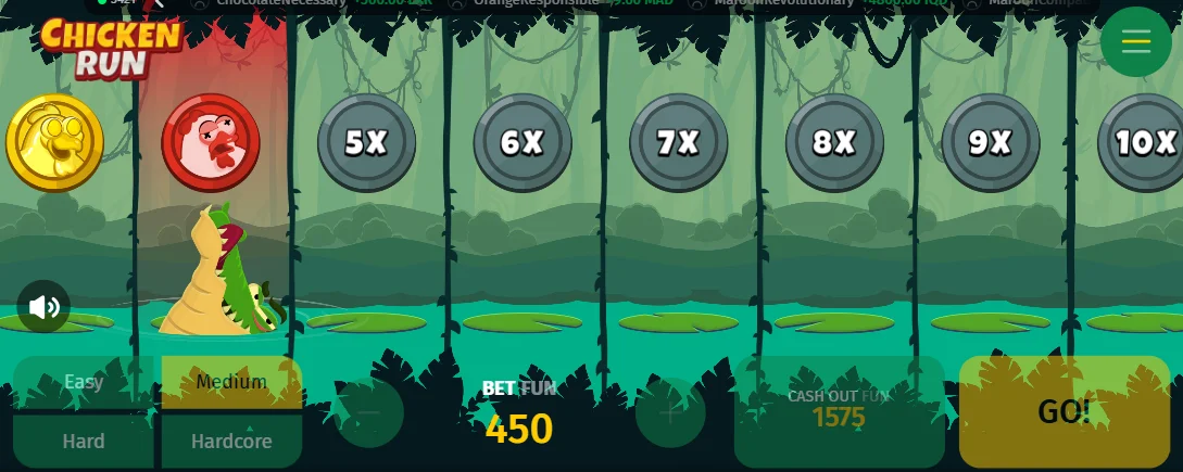 Chicken Run Demo Game