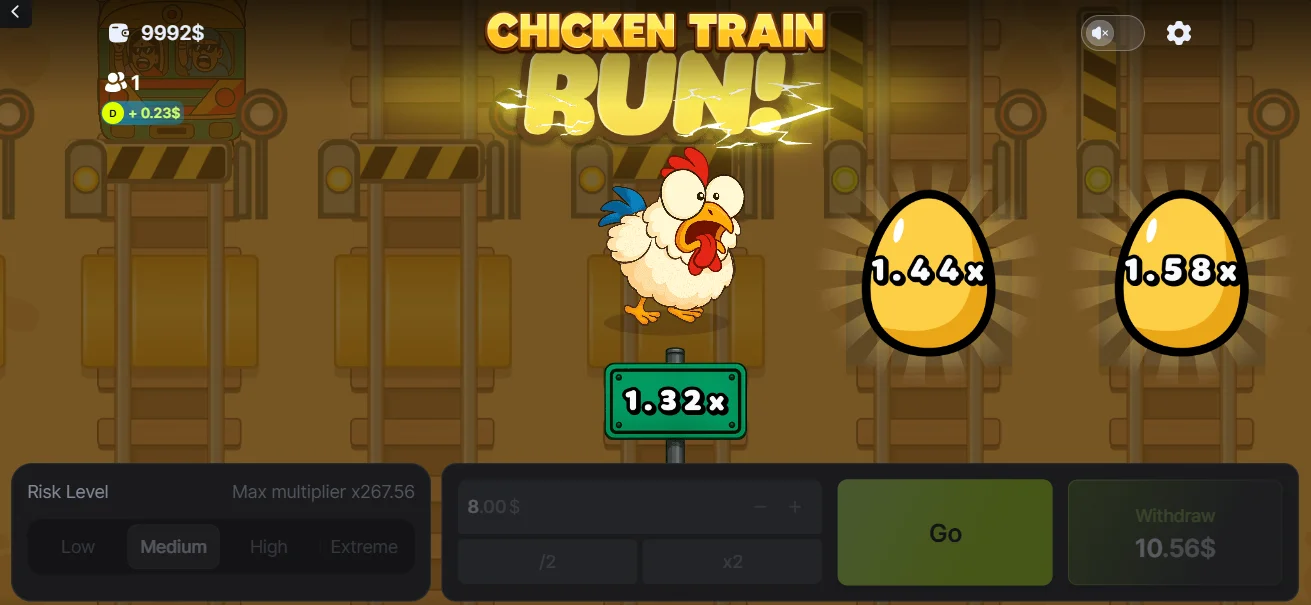 Chicken Train Game