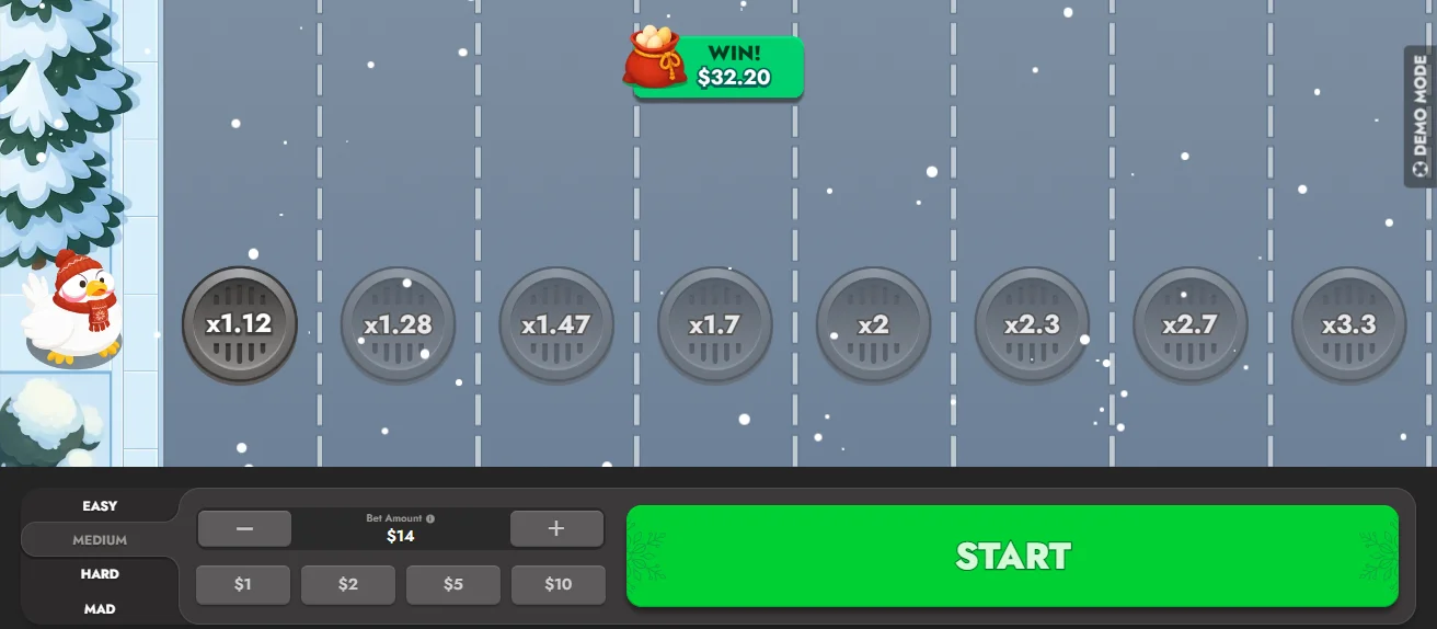 Demo Game Chicken Route