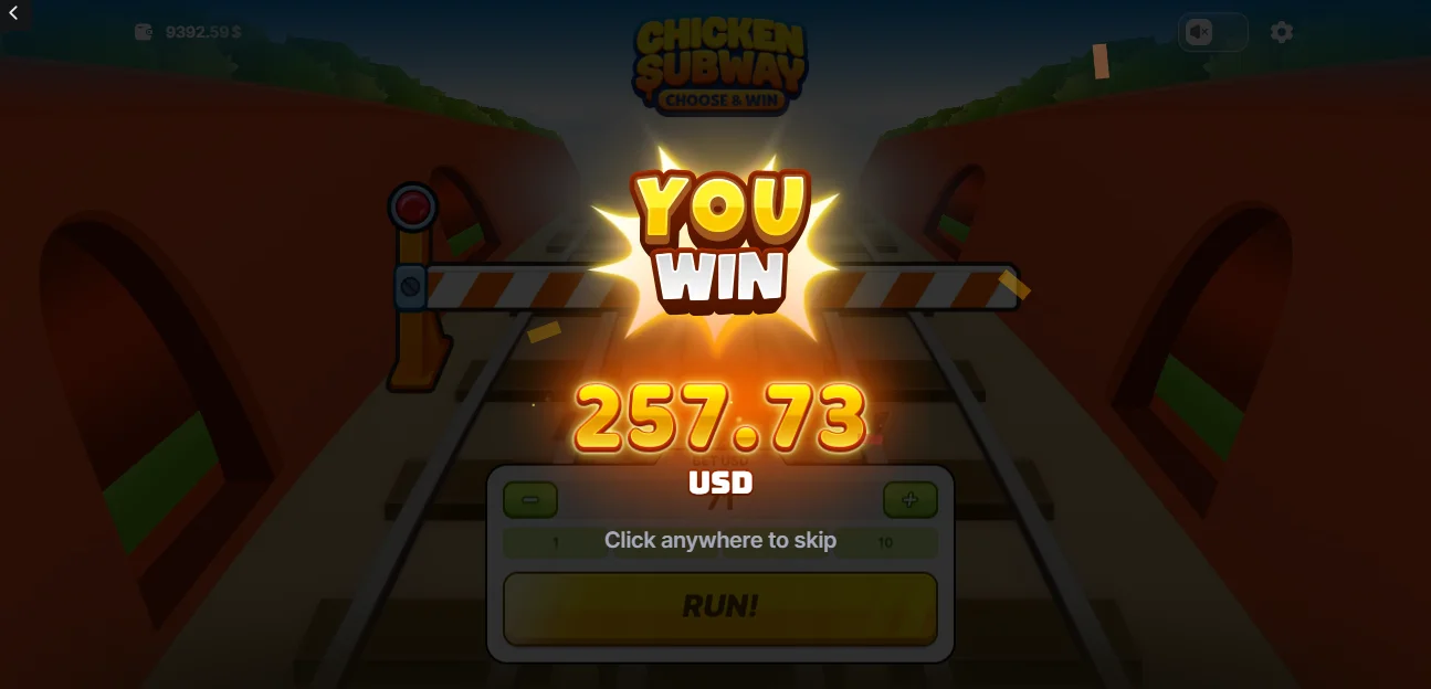 Demo Game Chicken Subway