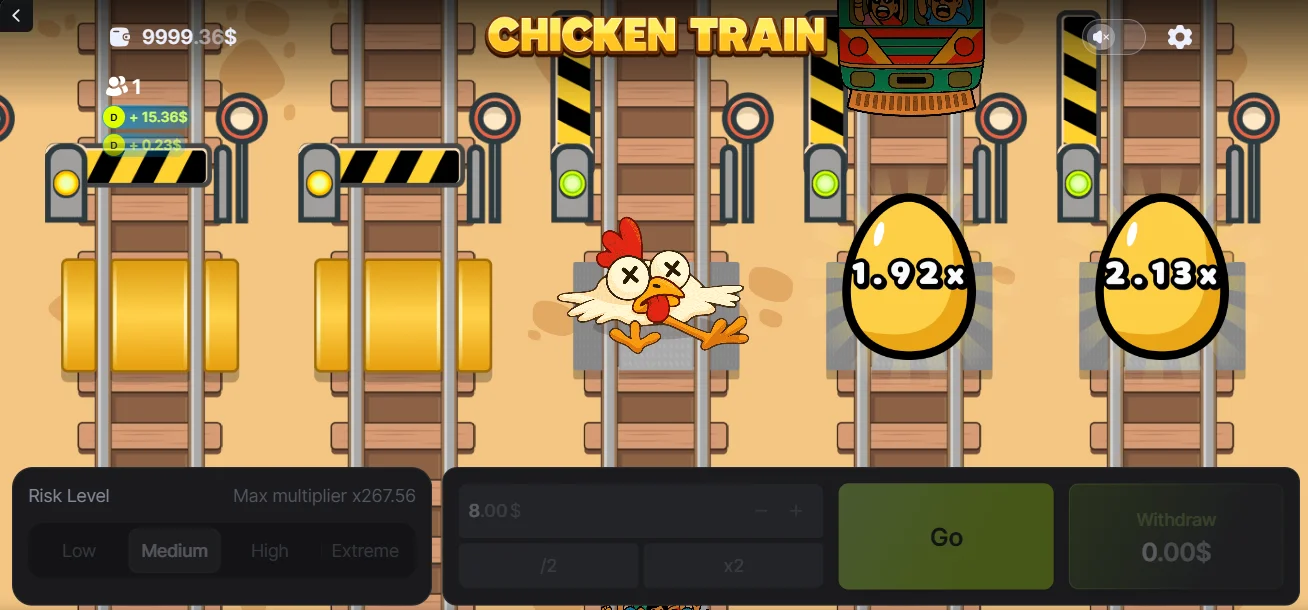 Demo Game Chicken Train