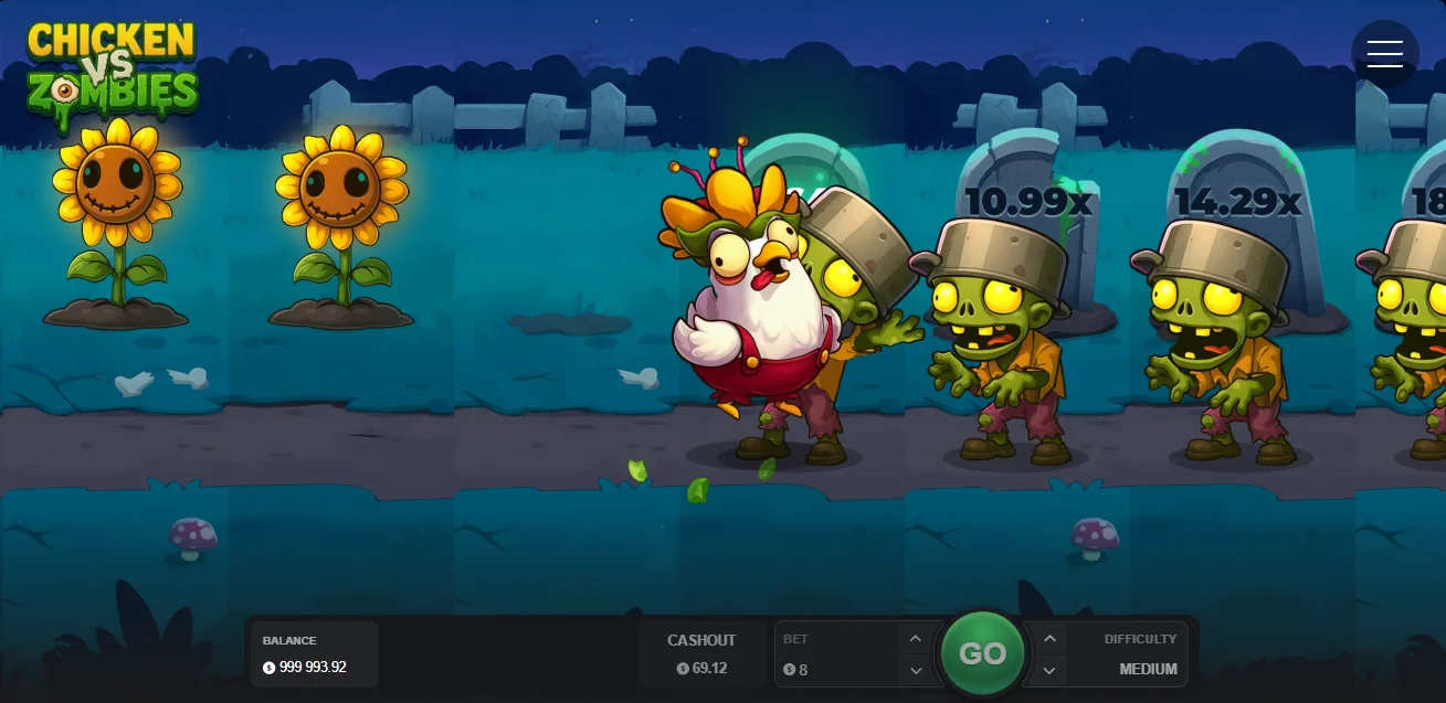 Demo Game Chicken vs Zombies