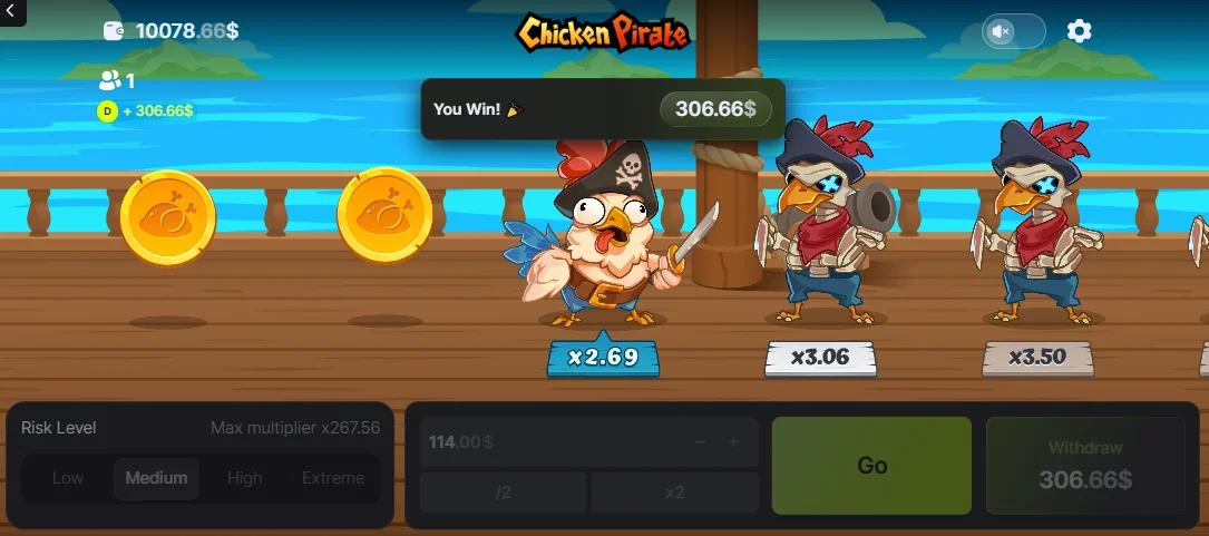 Game Chicken Pirate