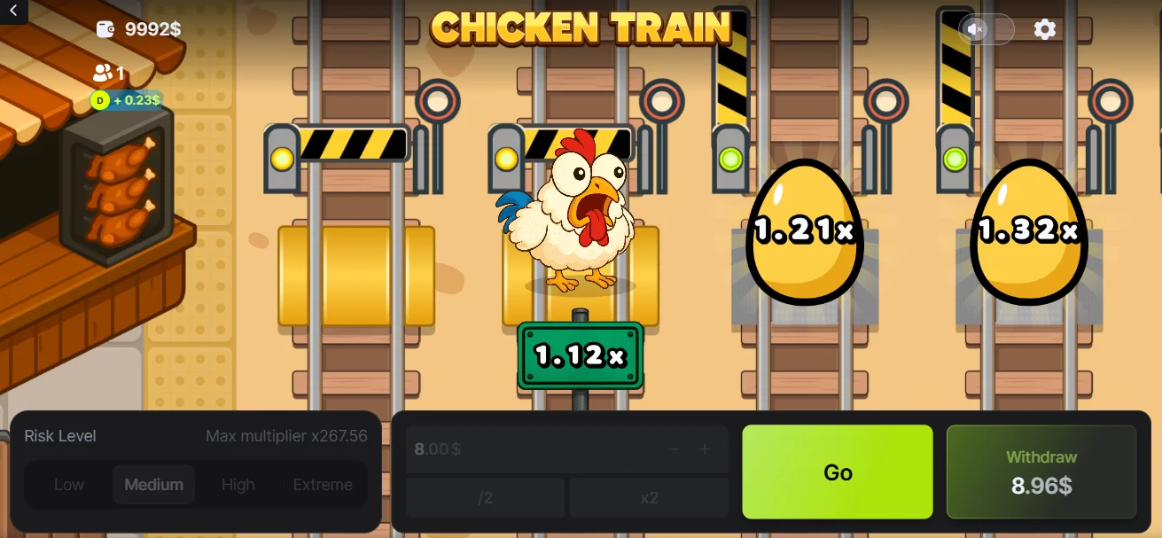 Game Chicken Train
