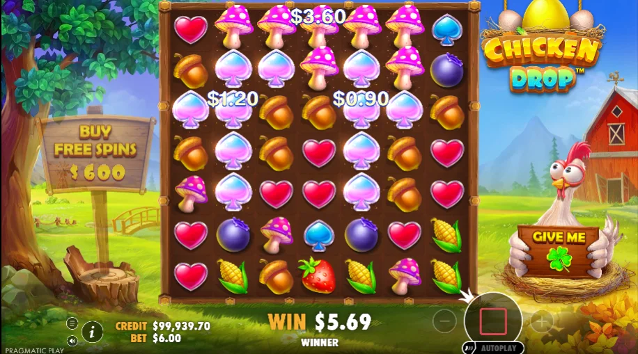 Chicken Drop Demo Game