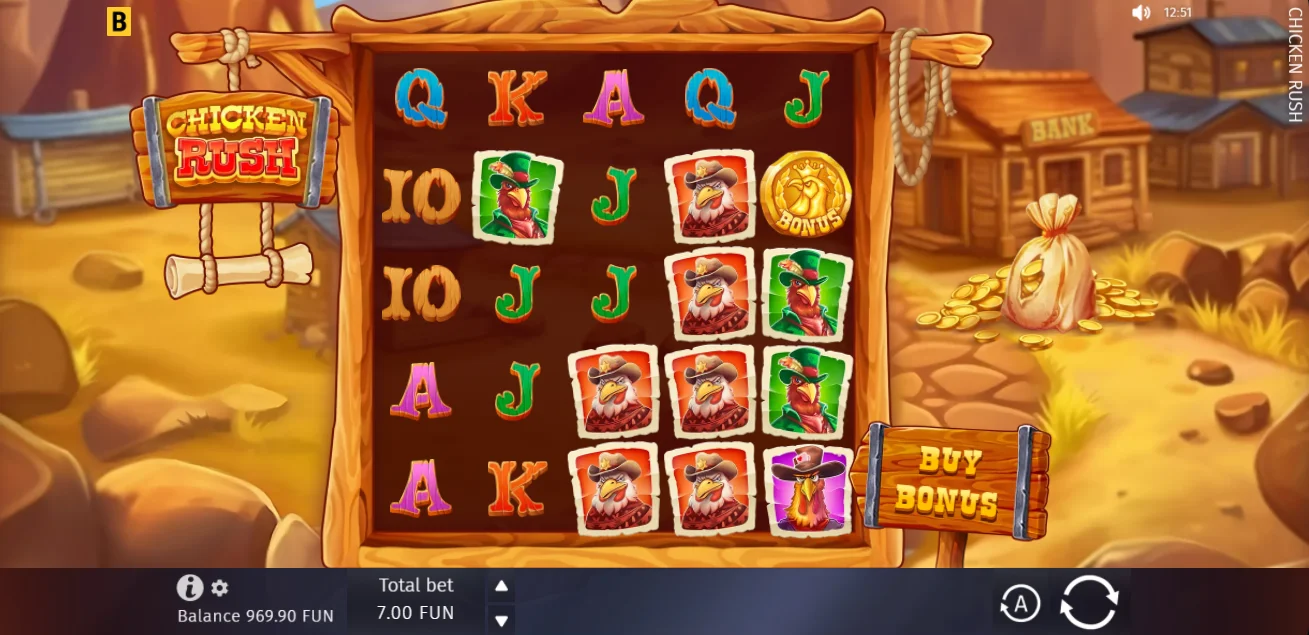Chicken Rush Game