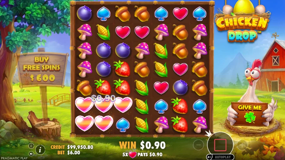 Demo Game Chicken Drop